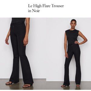 Frame Le High Flare Trouser - Black / Noir - Size 2